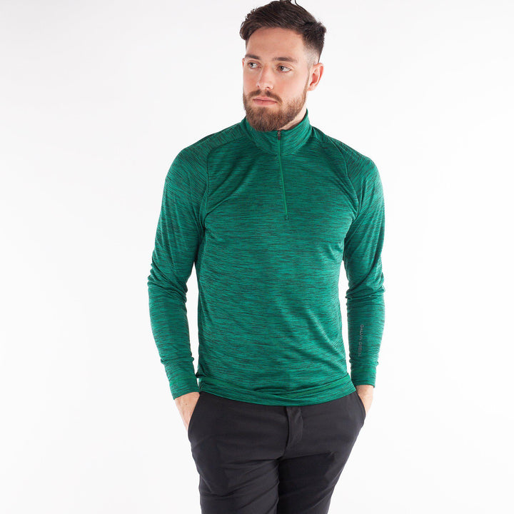 Dixon is a Insulating golf mid layer for Men in the color Golf Green(1)