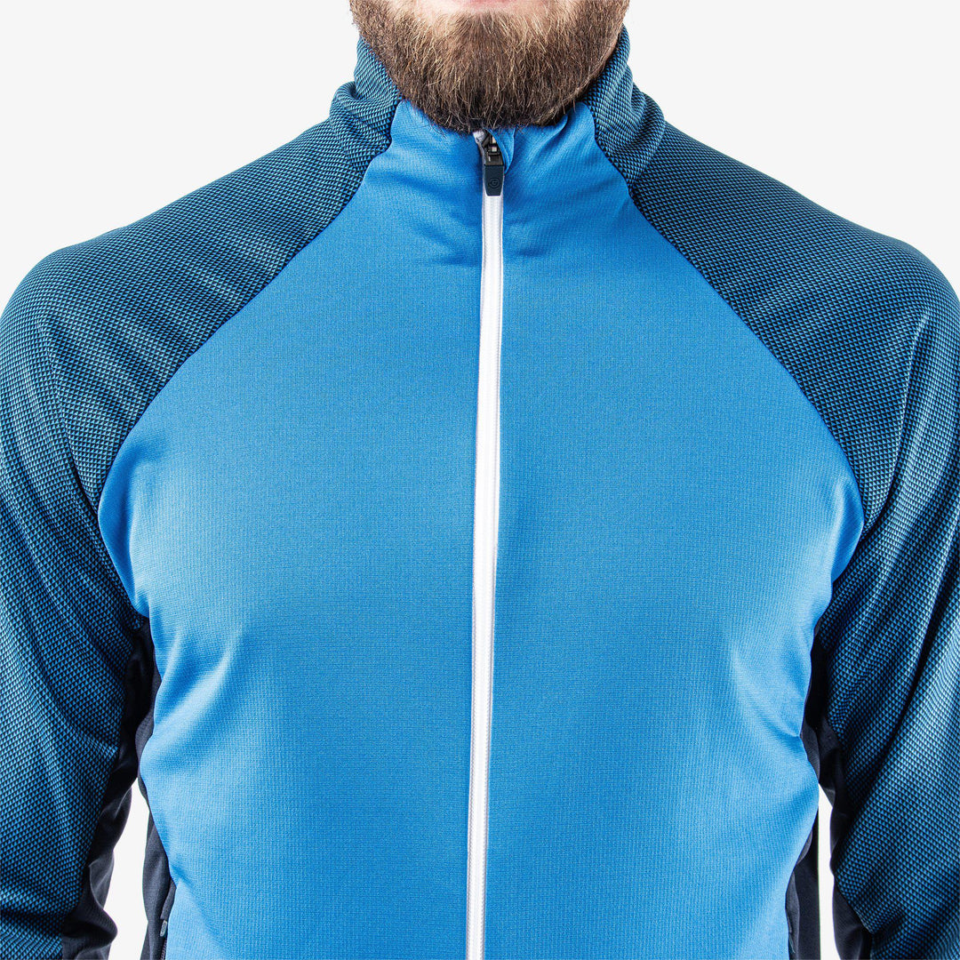 Donald is a Insulating golf mid layer for Men in the color Blue/Navy/White(4)