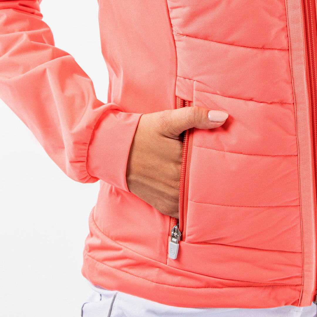 Lorelle is a Windproof and water repellent jacket for Women in the color Sugar Coral(6)