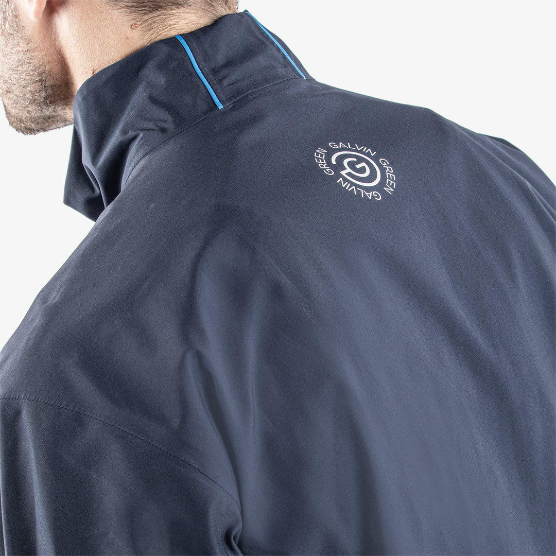 Albert is a Waterproof jacket for Men in the color Navy/White/Blue (7)