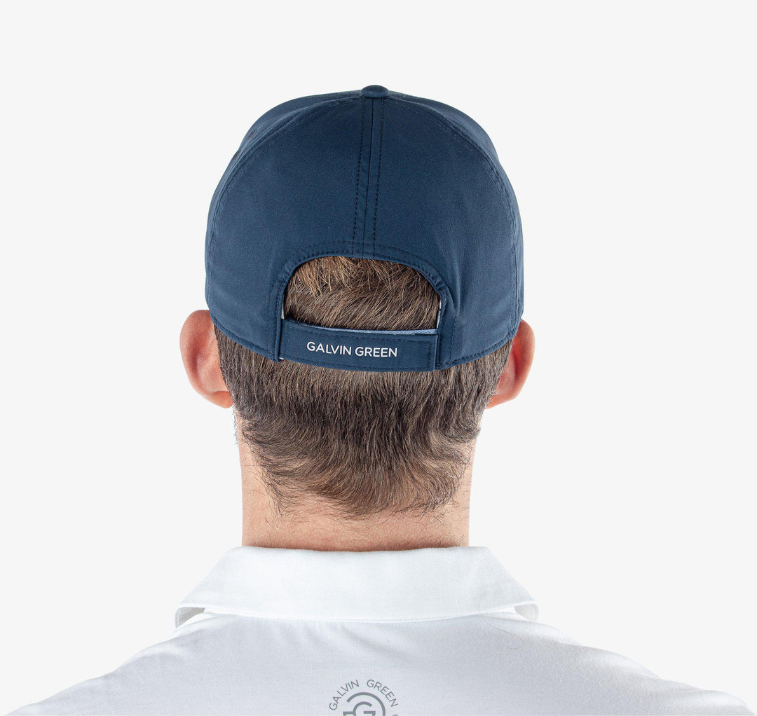 Sanford is a Lightweight solid golf cap in the color Navy(4)