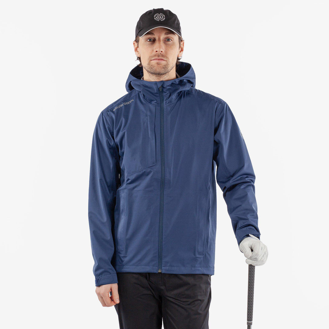 Amos is a Waterproof jacket for  in the color Blue(1)
