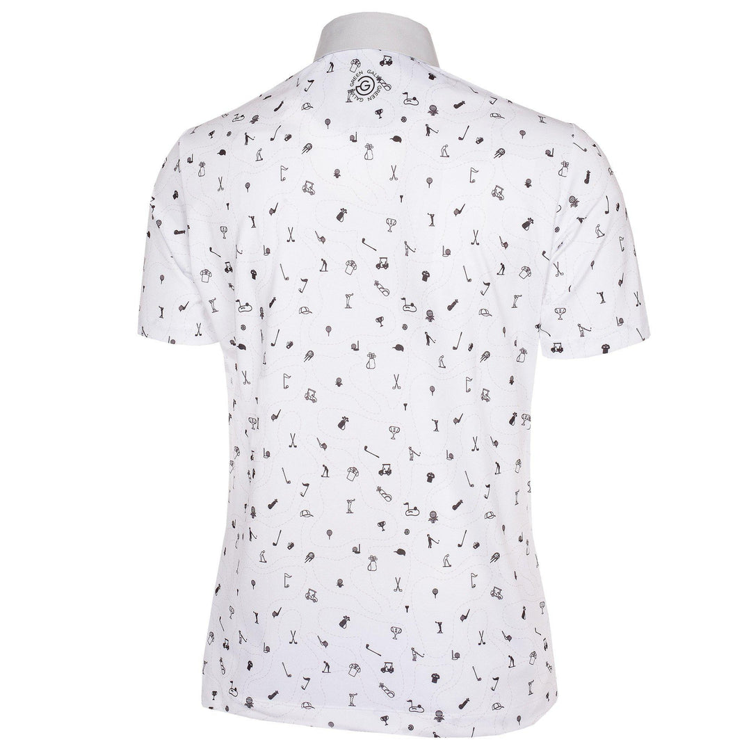 Miro is a Breathable short sleeve shirt for Men in the color White(8)