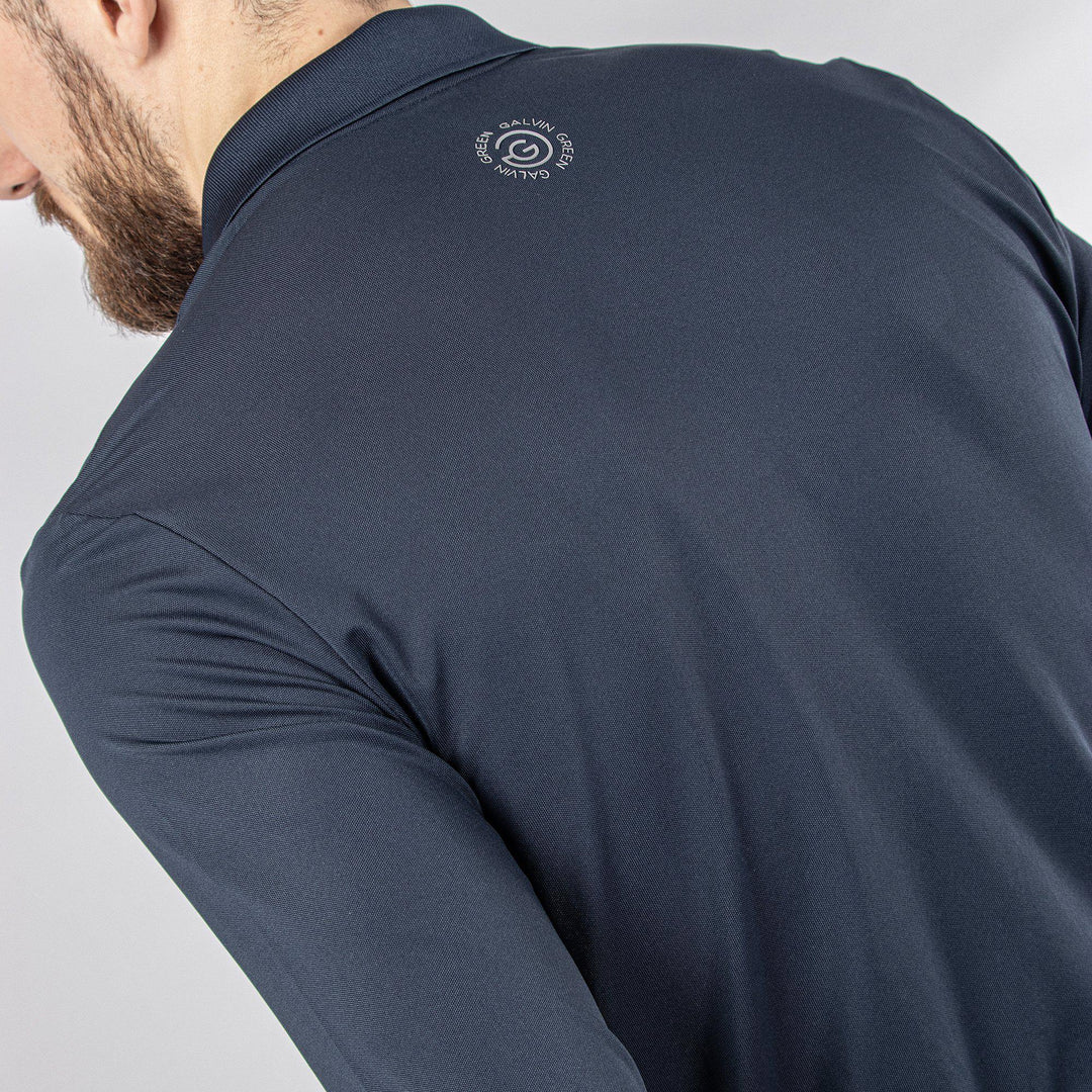 Marwin is a Breathable long sleeve shirt for  in the color Navy(7)