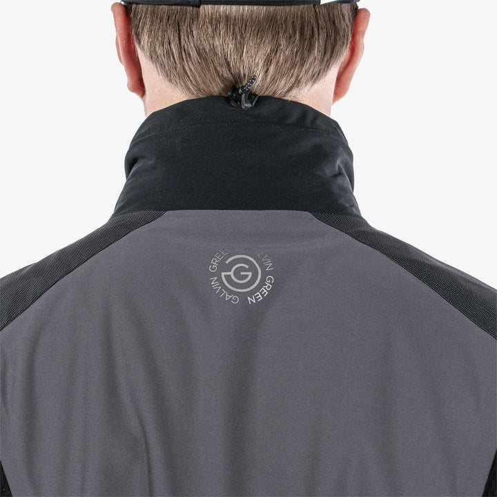 Alister is a Waterproof jacket for  in the color Forged Iron/Black (3)