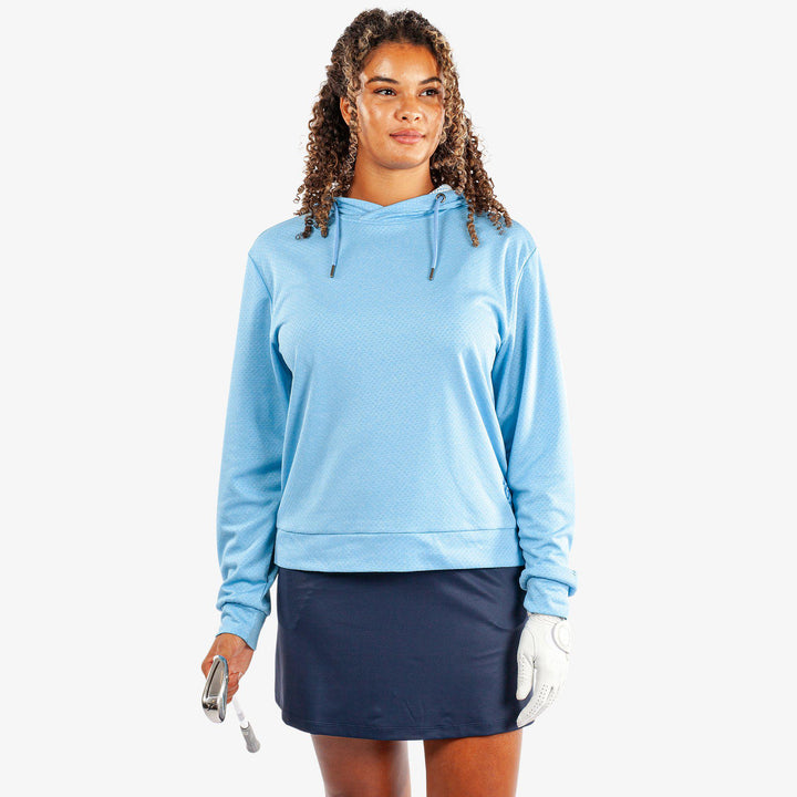 Dagmar is a Insulating golf sweatshirt for Women in the color Alaskan Blue Melange(1)