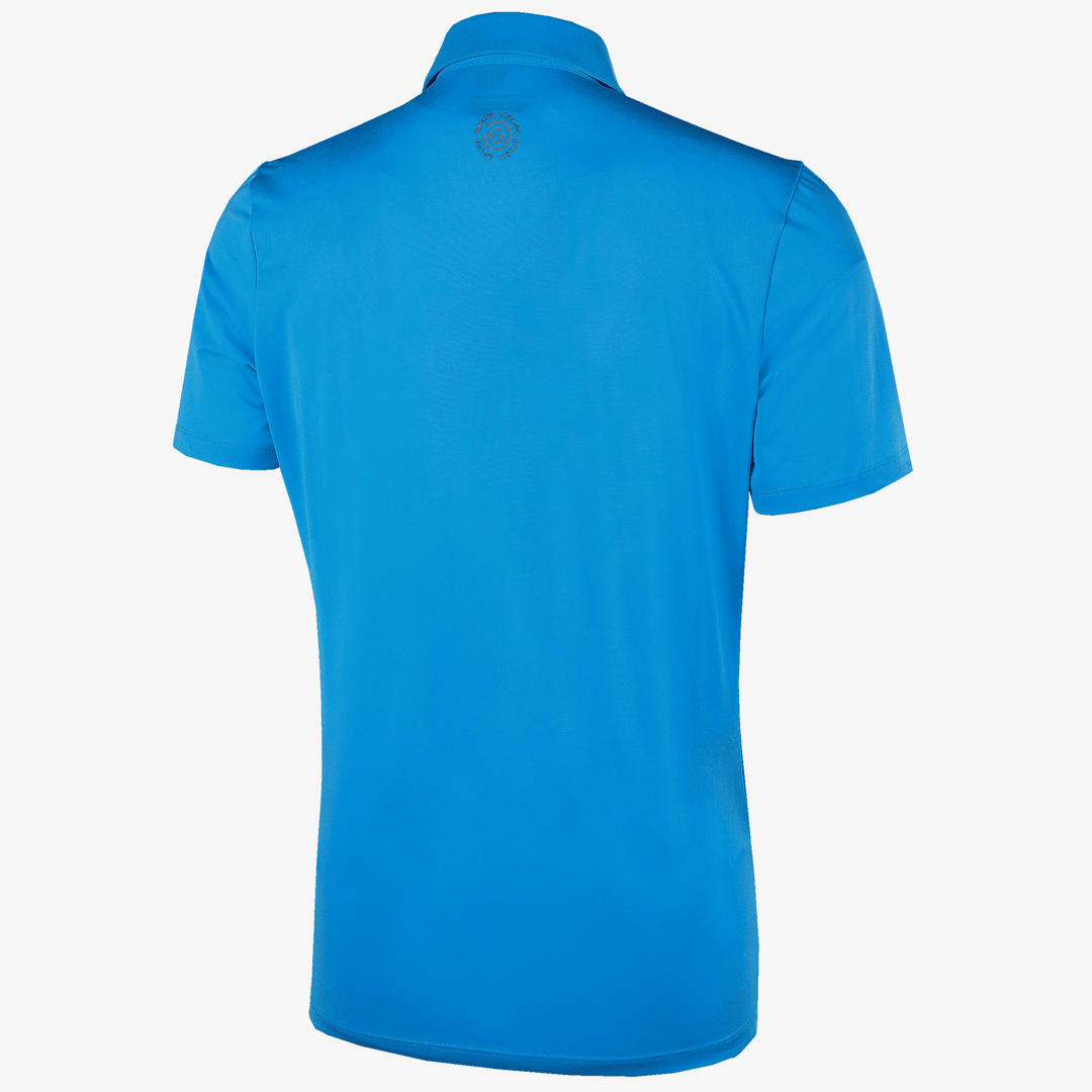 Milan is a Breathable short sleeve golf shirt for Men in the color Blue(8)