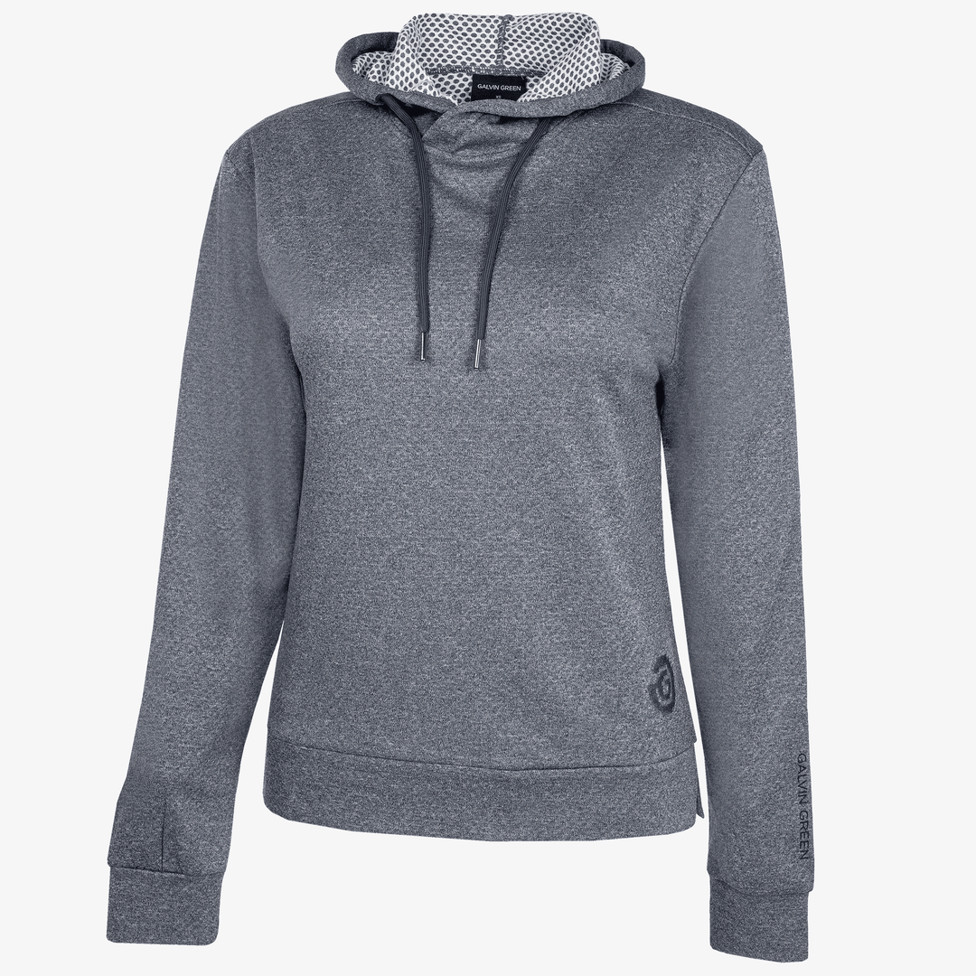 Dagmar is a Insulating golf sweatshirt for Women in the color Navy melange(0)