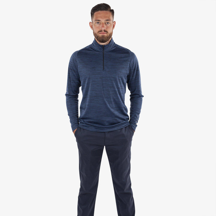 Dixon is a Insulating golf mid layer for Men in the color Navy(2)