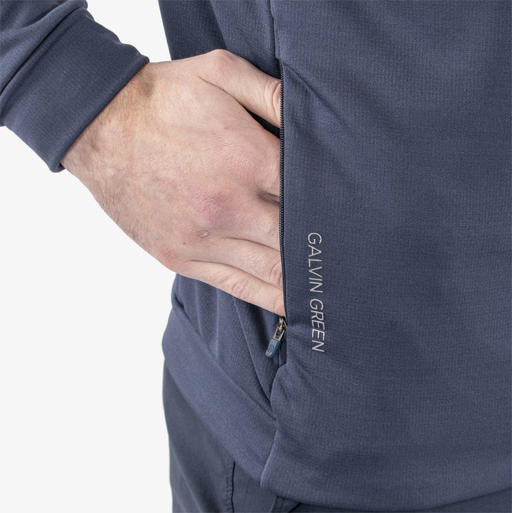 Dexter is a Insulating golf mid layer for Men in the color Navy(4)