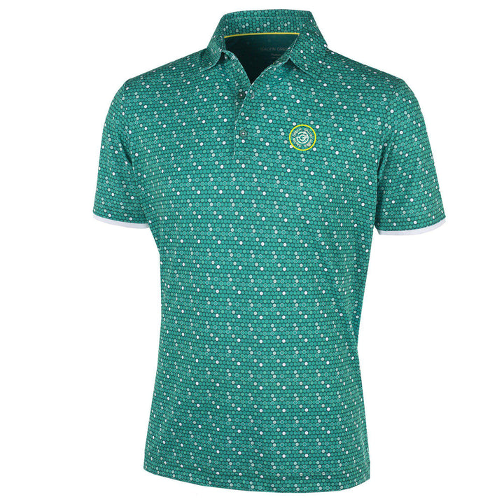 Moore is a Breathable short sleeve shirt for Men in the color Golf Green(0)