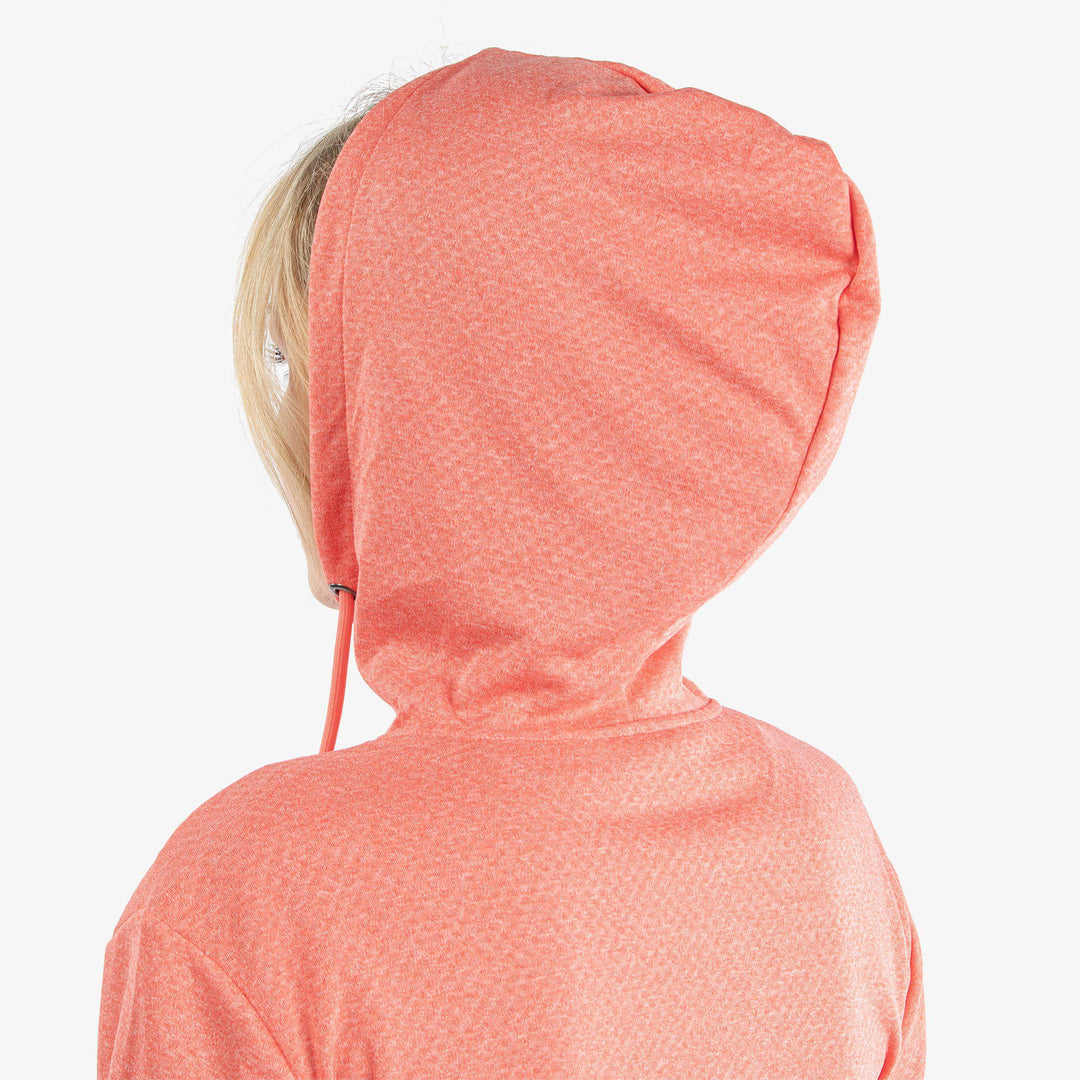 Dagmar is a Insulating golf sweatshirt for Women in the color Coral Melange(10)