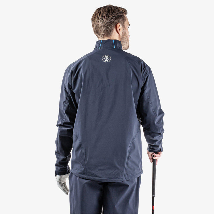 Albert is a Waterproof jacket for Men in the color Navy/White/Blue (6)