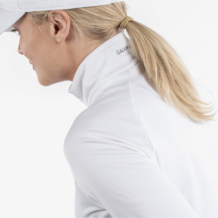 Dolly is a Insulating golf mid layer for Women in the color White(6)