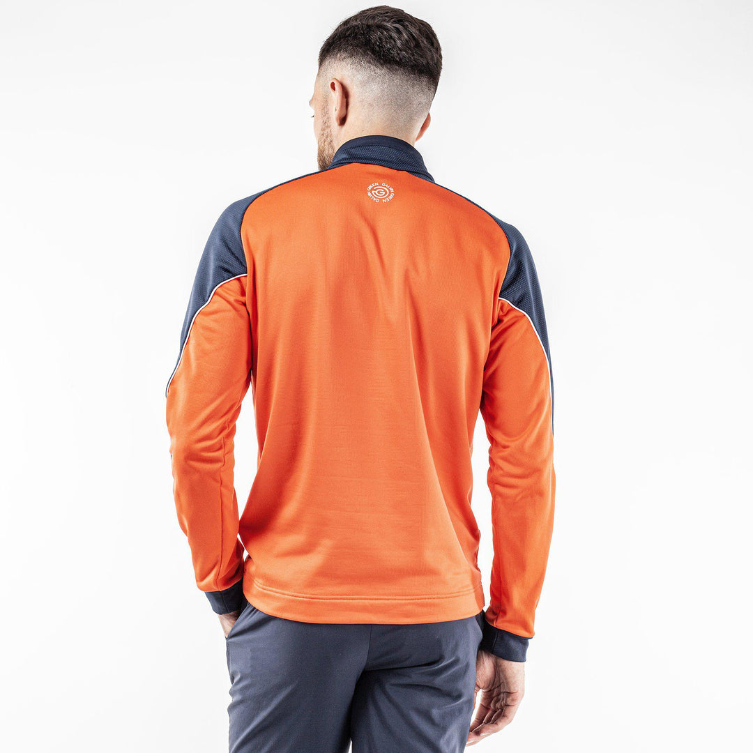 Daxton is a Insulating golf mid layer for Men in the color Orange(5)