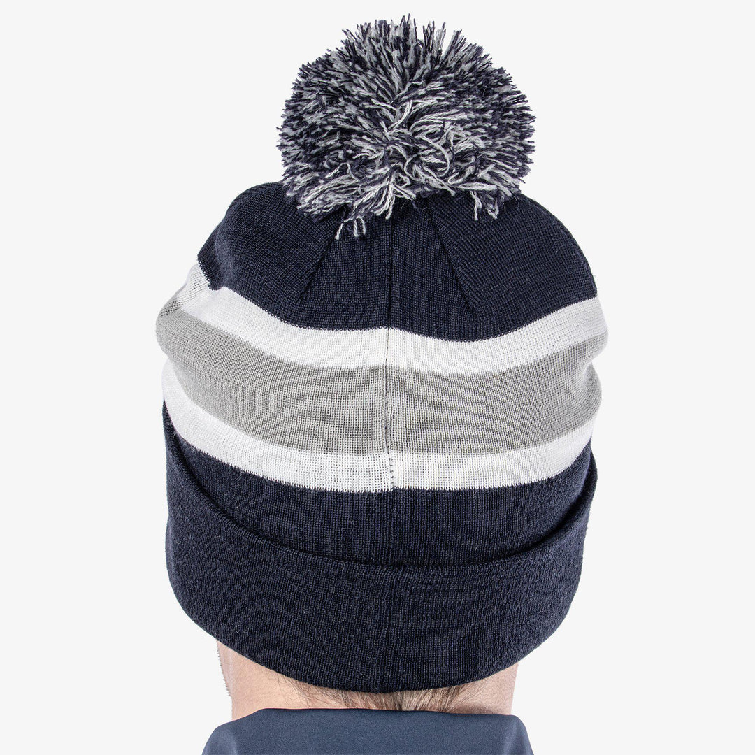 Leighton is a Insulating golf hat in the color Navy/Cool Grey/White(4)