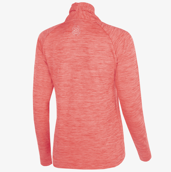 Dorali is a Insulating golf mid layer for Women in the color Sugar Coral(8)
