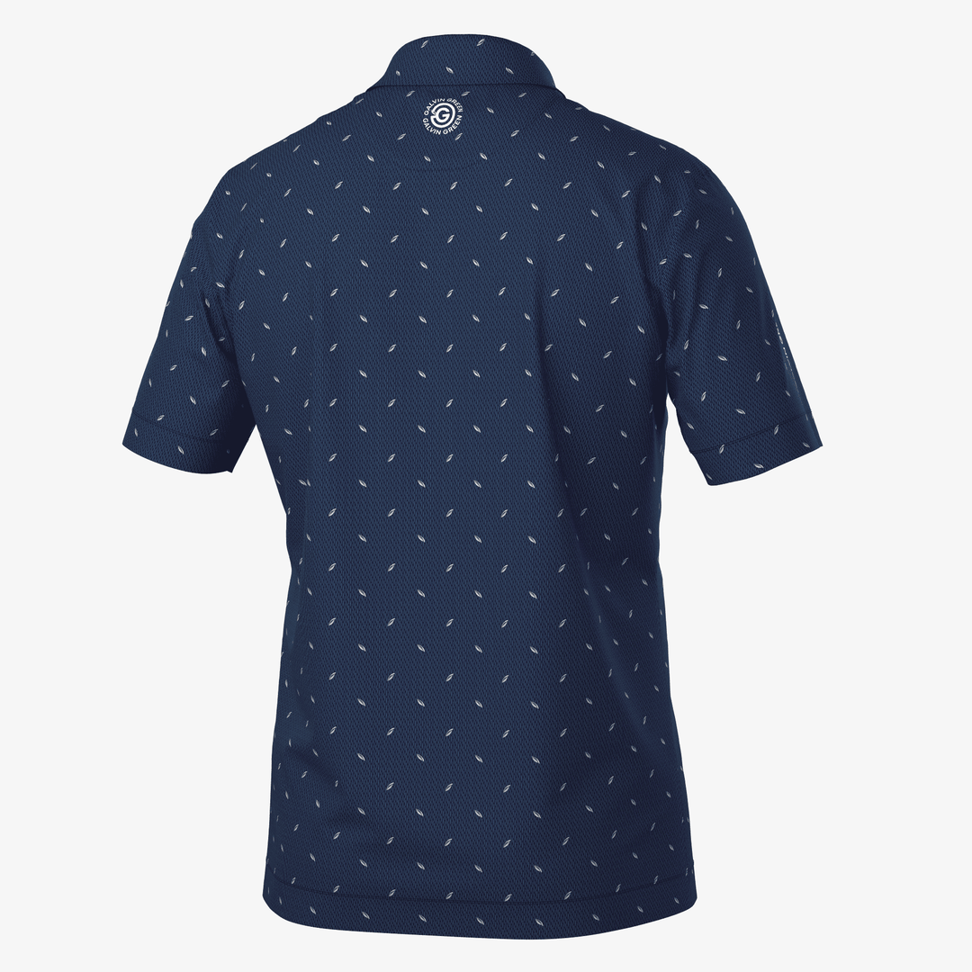 Miklos is a Breathable short sleeve shirt for  in the color Navy(7)