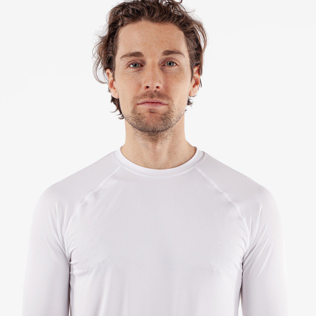 Elias is a UV protection top for Men in the color White(3)