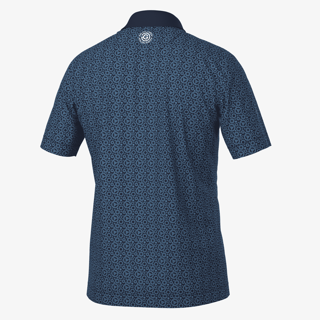 Miracle is a Breathable short sleeve golf shirt for Men in the color Blue/Navy(7)