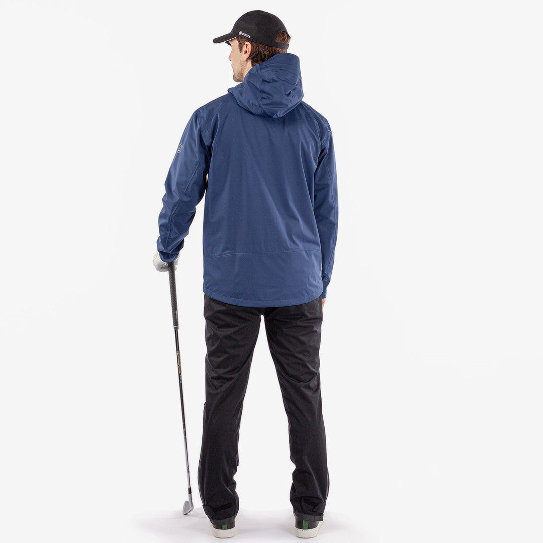 Amos is a Waterproof jacket for  in the color Blue(10)