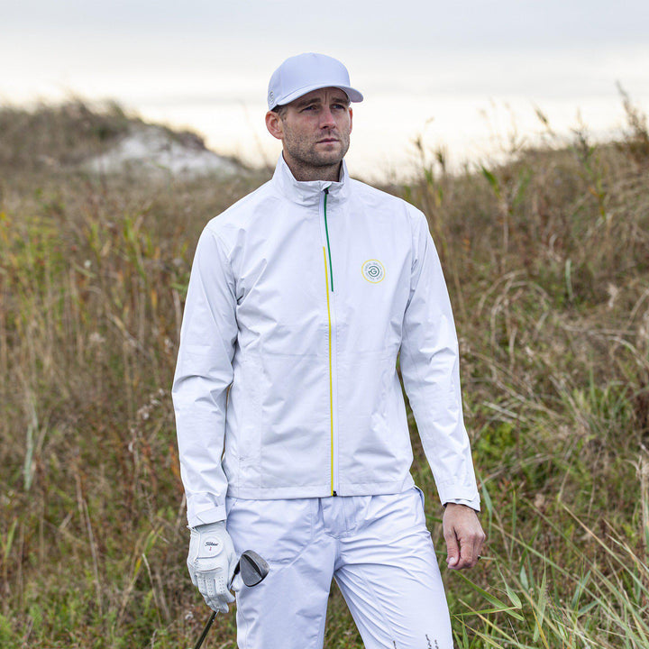 Majors Arvin is a Waterproof jacket for Men in the color White base(2)