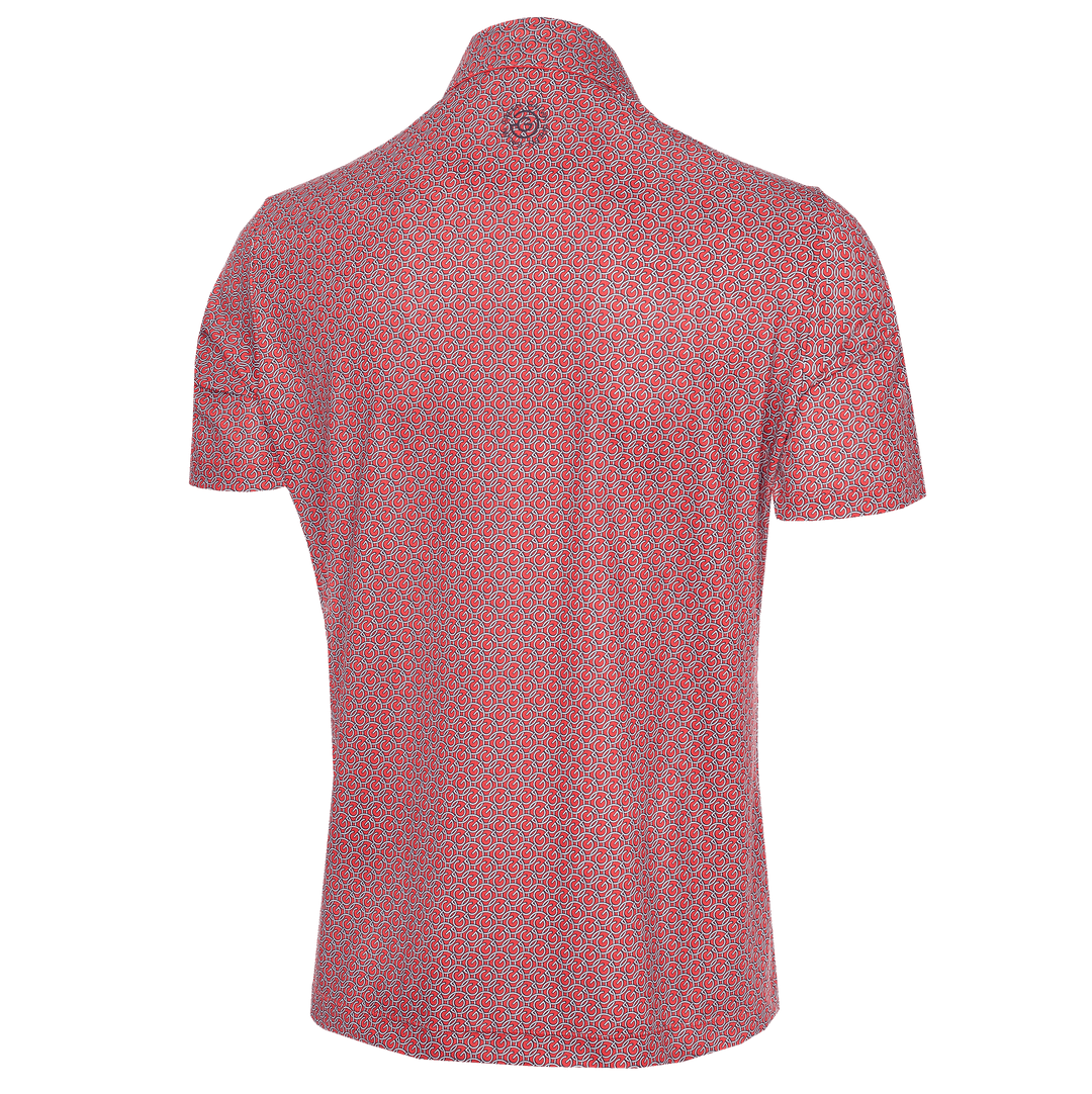 Mauro is a Breathable short sleeve shirt for Men in the color Red(9)