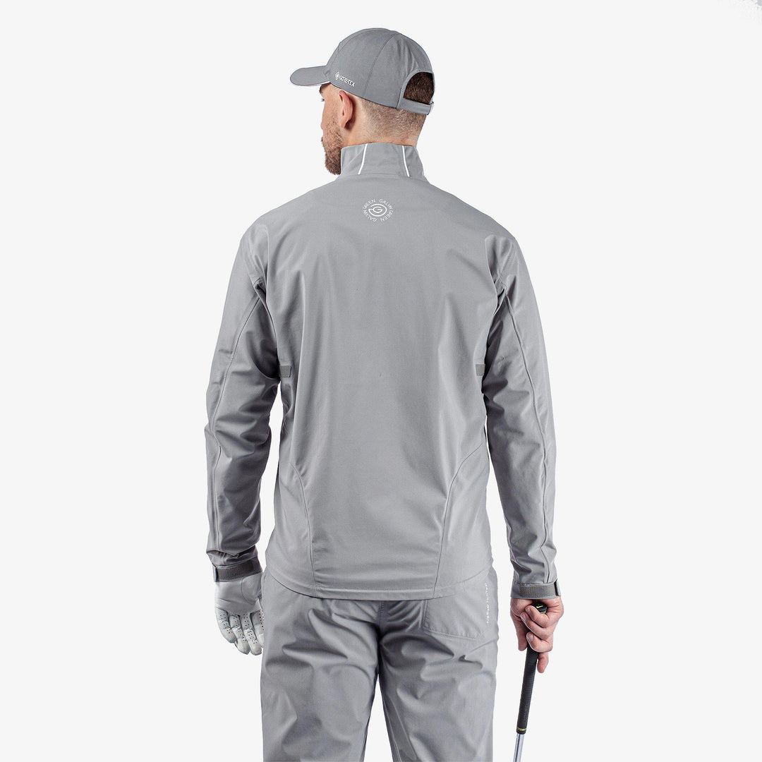 Albert is a Waterproof jacket for  in the color Sharkskin/Cool Grey/White(6)