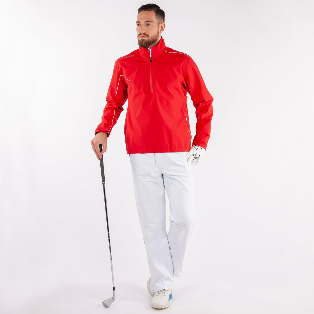 Aden is a Waterproof jacket for Men in the color Red(4)
