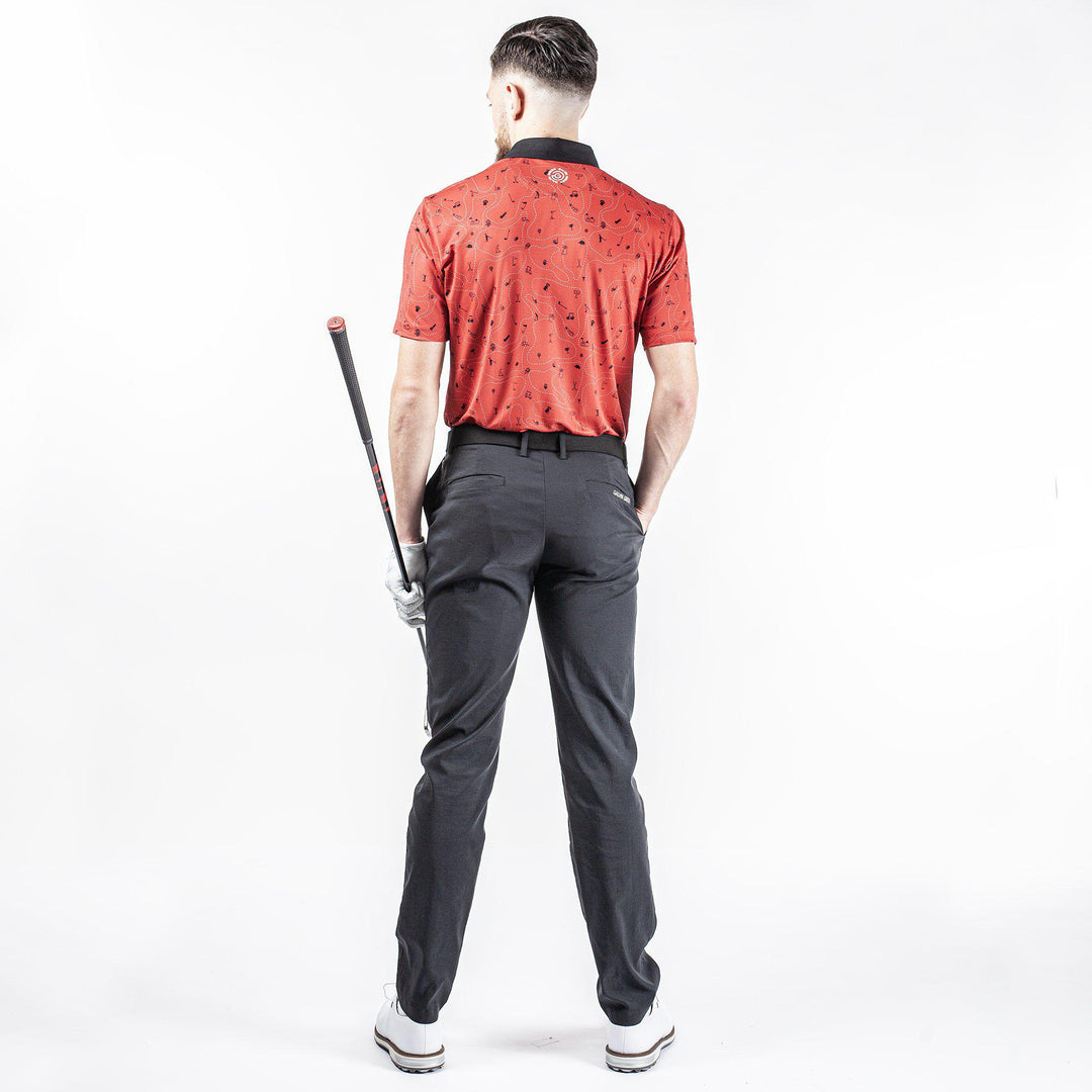 Miro is a Breathable short sleeve shirt for Men in the color Red(7)