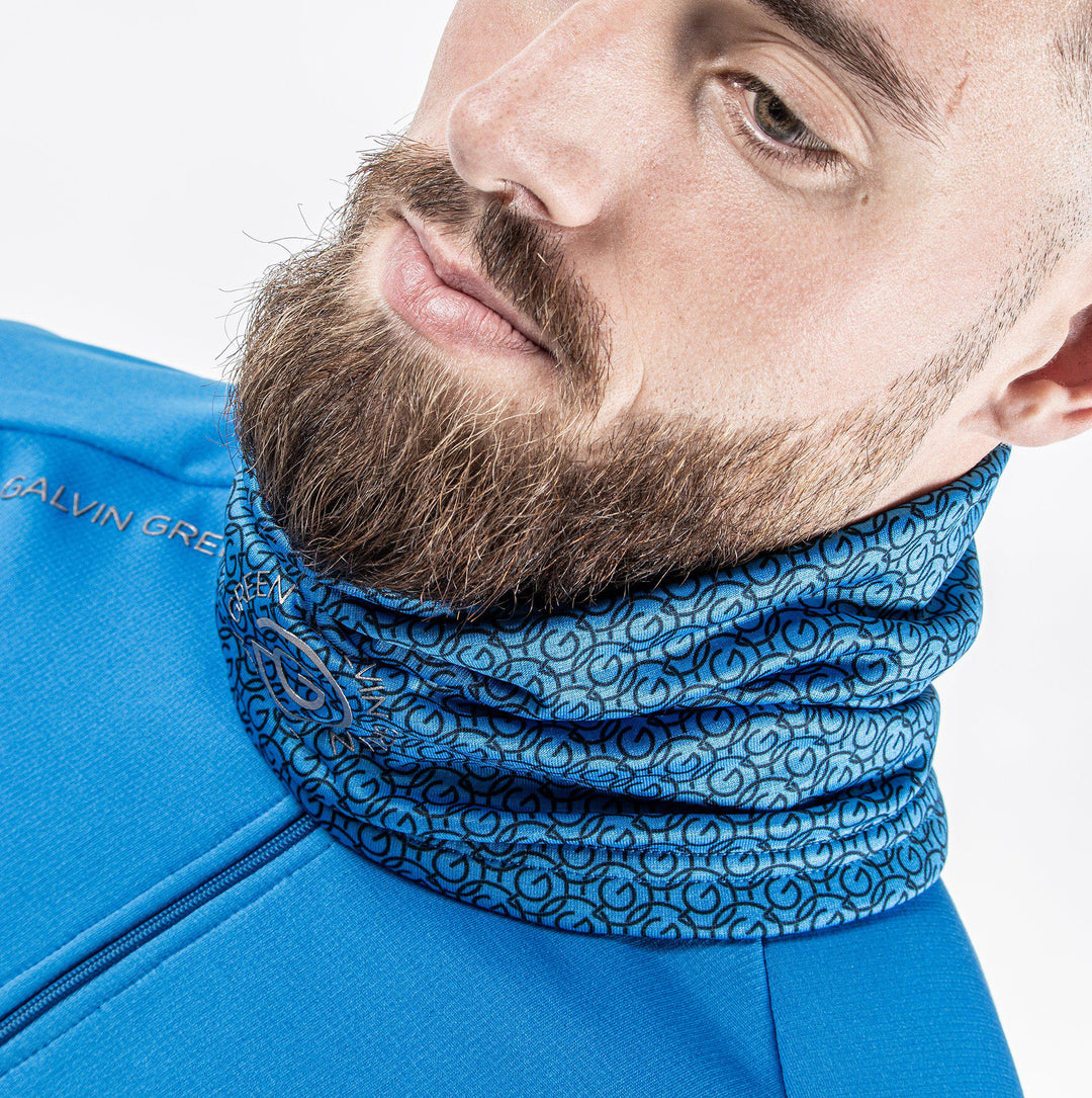 Demont is a Insulating neck warmer in the color Fantastic Blue(2)
