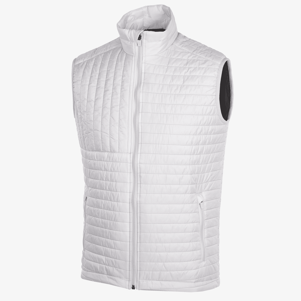 Leroy is a Windproof and water repellent vest for  in the color Cool Grey(0)