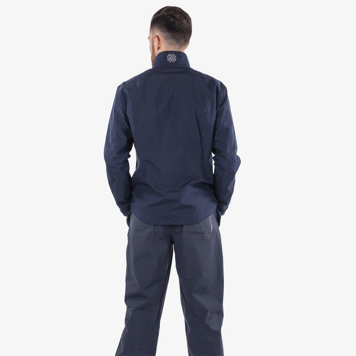 Arvin is a Waterproof jacket for  in the color Navy/White(6)