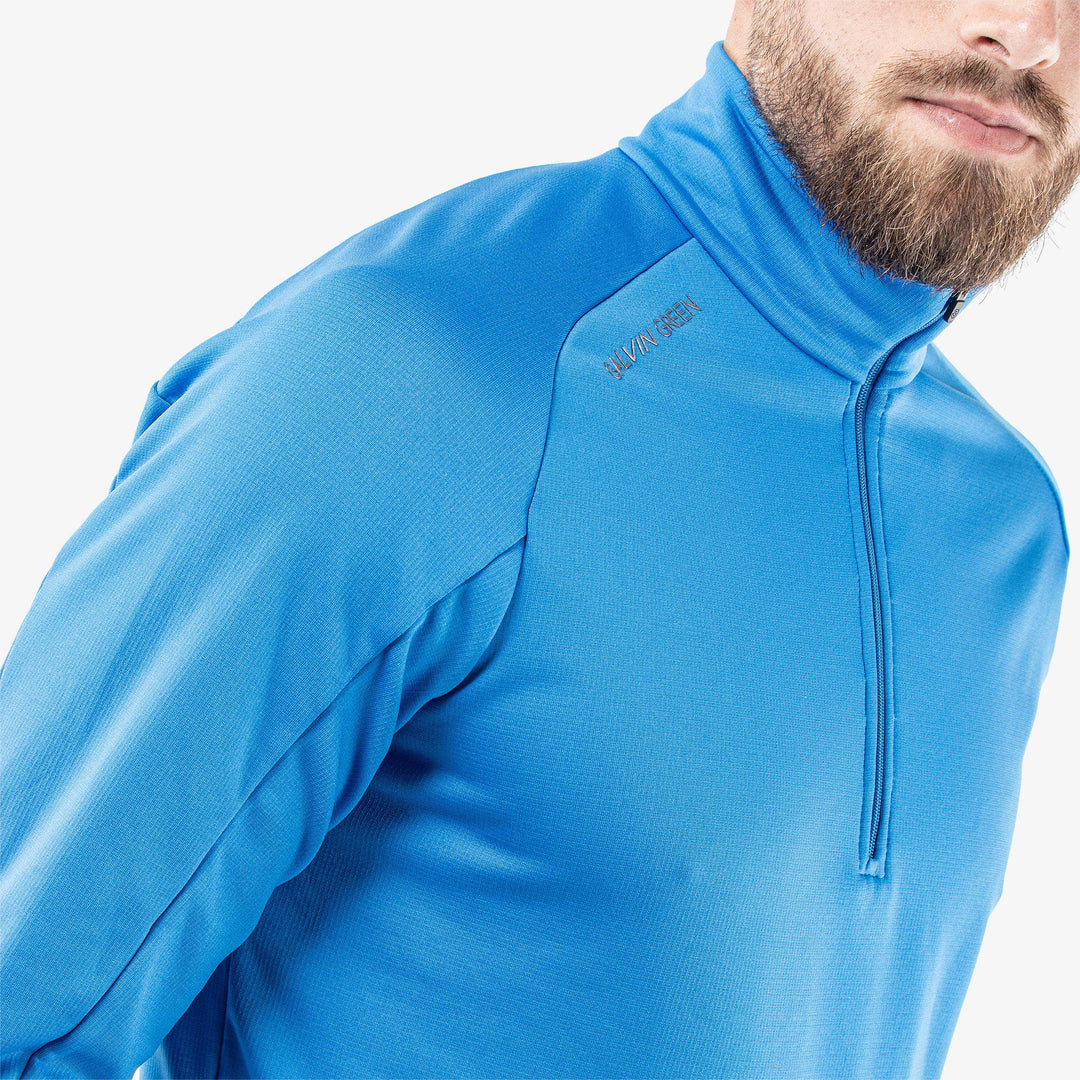 Drake is a Insulating golf mid layer for Men in the color Blue(3)