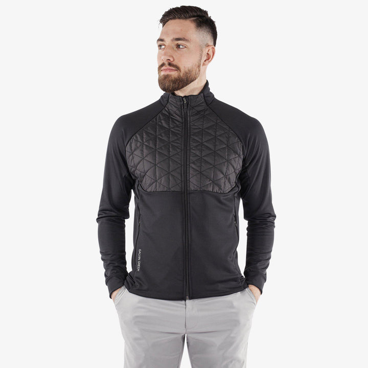 Dexter is a Insulating golf mid layer for Men in the color Black(1)