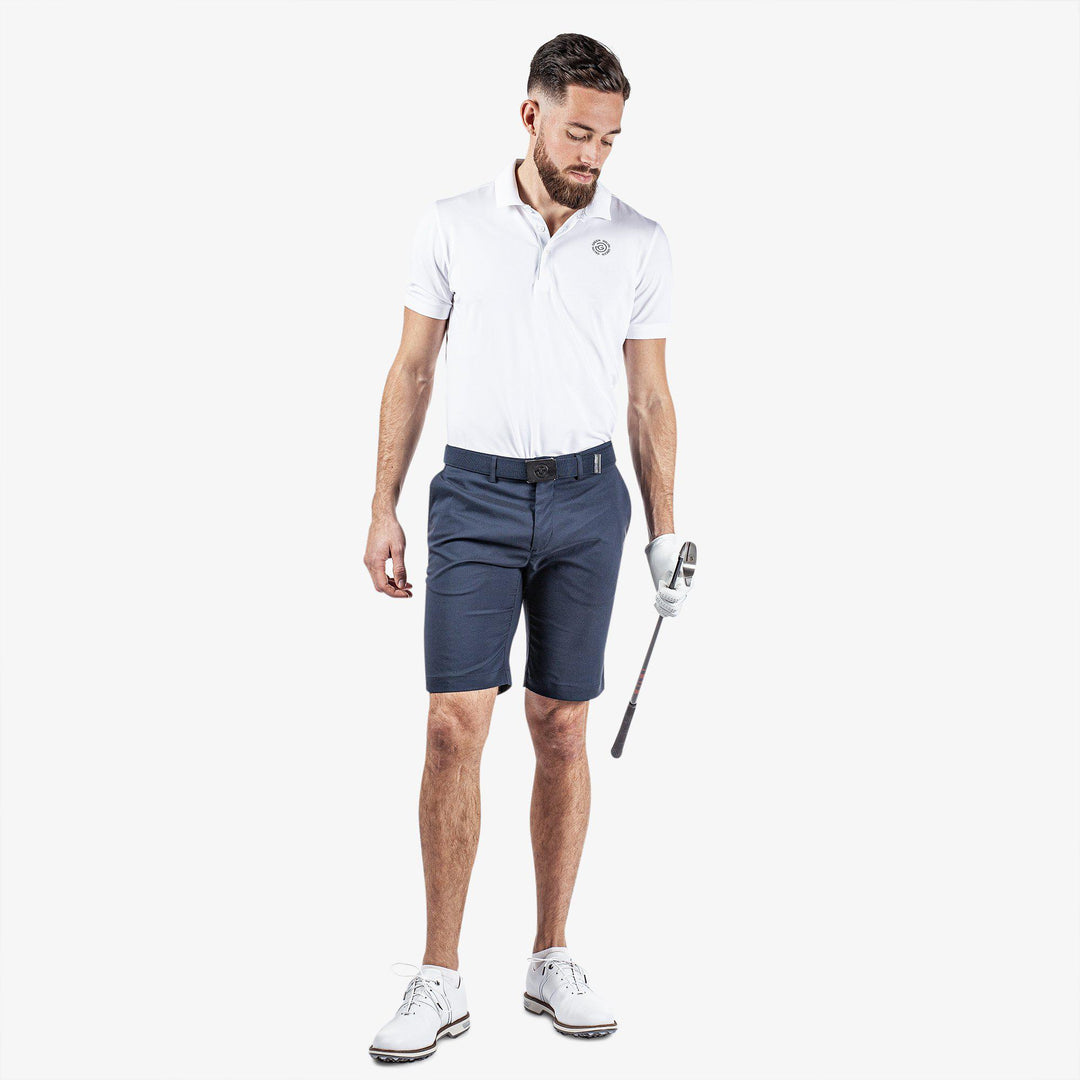 Paul is a Breathable golf shorts for Men in the color Navy(2)