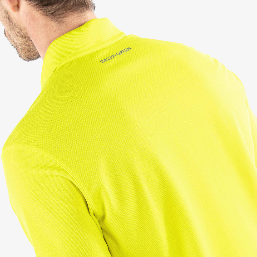Maximilian is a Breathable short sleeve shirt for  in the color Sunny Lime(5)