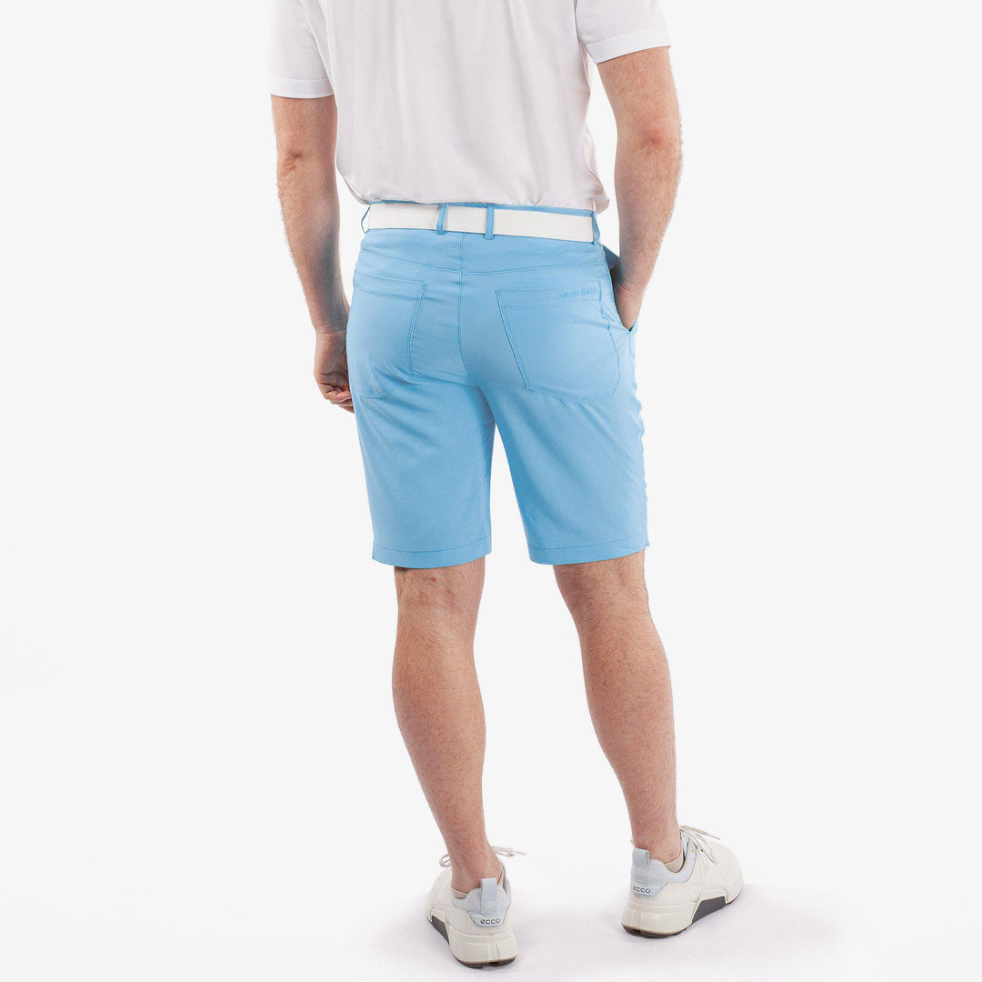 Percy is a Breathable golf shorts for Men in the color Alaskan Blue(4)