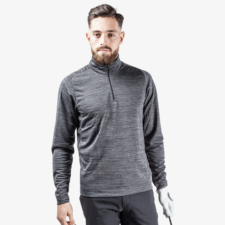 Dixon is a Insulating golf mid layer for Men in the color Black(1)
