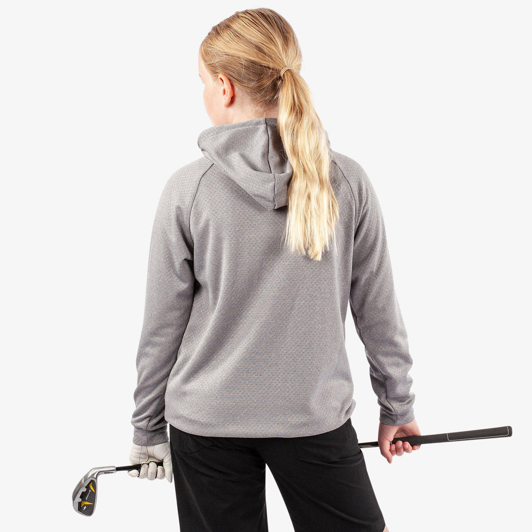 Ryker is a Insulating golf sweatshirt for Juniors in the color Grey melange(7)