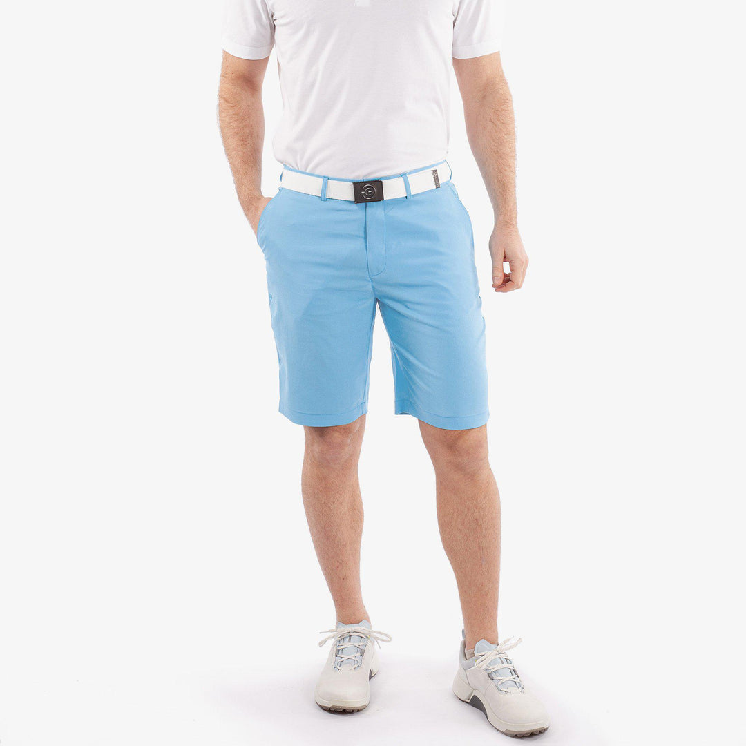 Percy is a Breathable golf shorts for Men in the color Alaskan Blue(1)