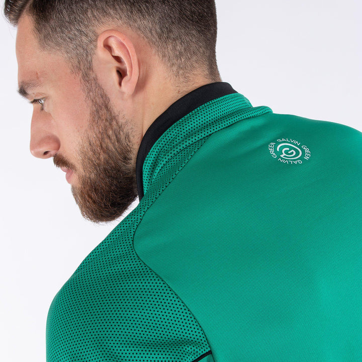 Daxton is a Insulating golf mid layer for Men in the color Golf Green(7)