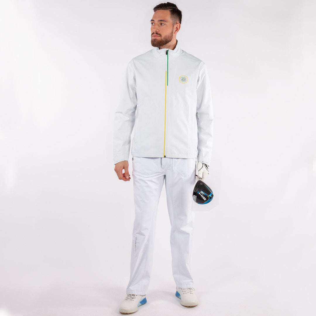 Majors Arvin is a Waterproof jacket for Men in the color White base(3)