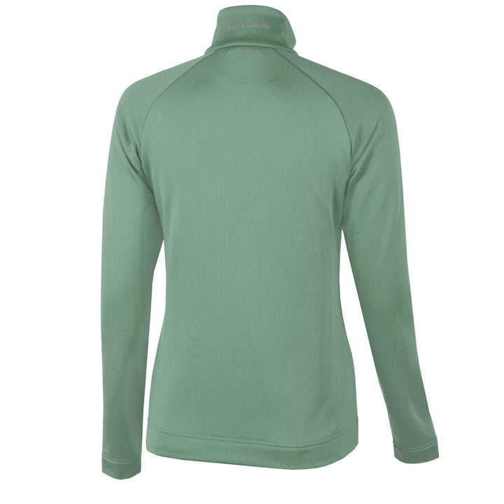 Dolly Upcycled is a Insulating mid layer for Women in the color Golf Green(2)
