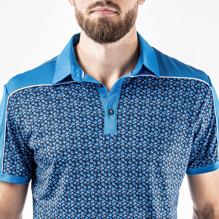 Millard is a Breathable short sleeve shirt for Men in the color Fantastic Blue(5)