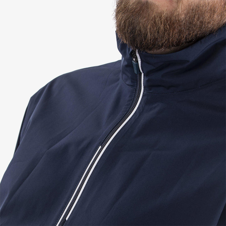 Arvin is a Waterproof jacket for Men in the color Navy/White(3)