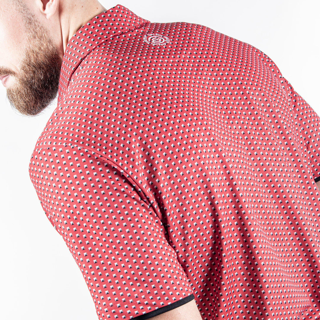 Mark is a Breathable short sleeve shirt for Men in the color Imaginary Red(6)