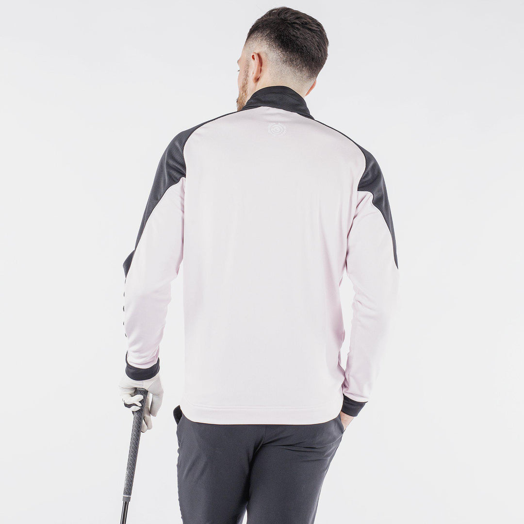 Daxton is a Insulating golf mid layer for Men in the color Fantastic Pink(6)