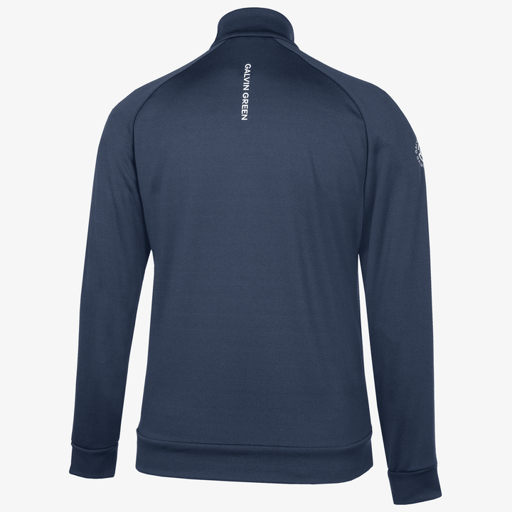 Rex is a Insulating golf mid layer for Juniors in the color Navy/White(9)