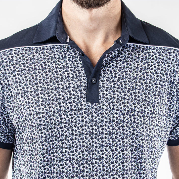 Millard is a Breathable short sleeve shirt for Men in the color Navy(5)